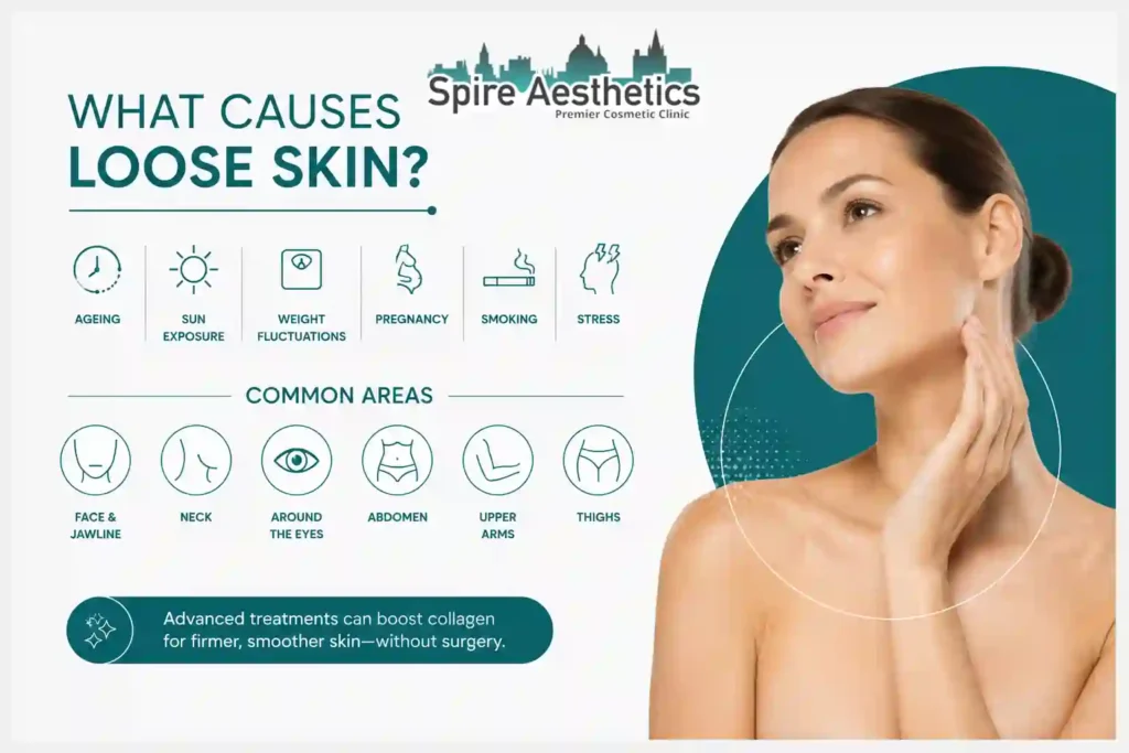 What Causes Loose Skin in the First Place England?